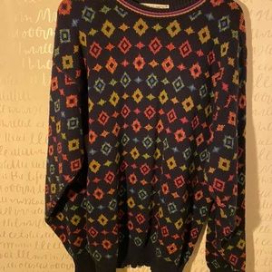 ✮fun colorful oversized sweater